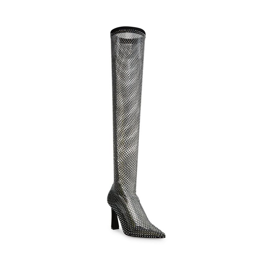 Silver Steve Madden Sapphire Women's Knee-high Boots | PH 2810JTC